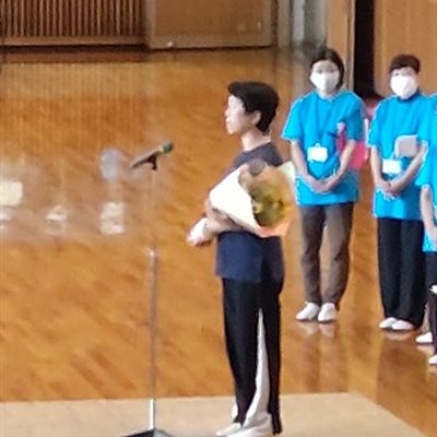交流大会で表彰していただきました。